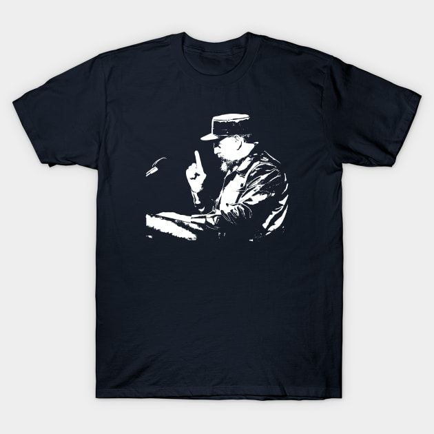 Fidel Castro Cuban Leader T-Shirt by HiDearPrint